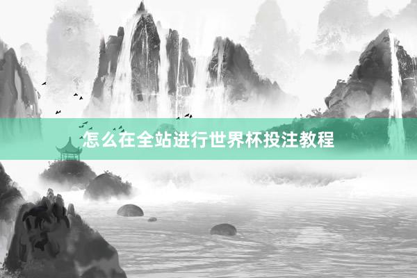 怎么在全站进行世界杯投注教程